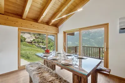 Naturlandschaft in der Nähe des Chalets