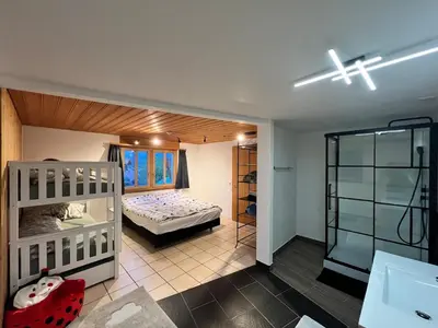 Ein Bett oder Betten in einem Zimmer der Unterkunft Alpine feeling & lakeside