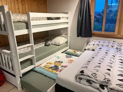 Ein Bett oder Betten in einem Zimmer der Unterkunft Alpine feeling & lakeside