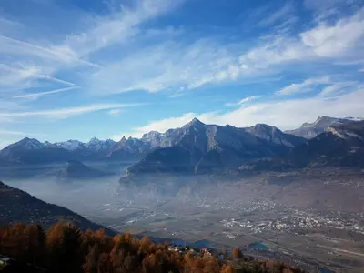 Naturlandschaft in der Nähe des Chalets