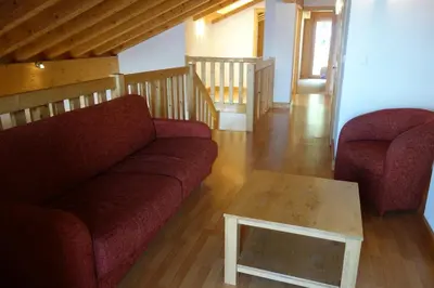 Ein Sitzbereich in der Unterkunft Plein Ciel VA 051 - MOUNTAIN apartment 8 pers