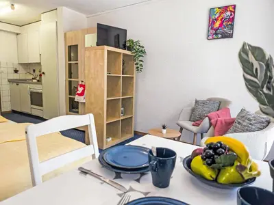Küche/Küchenzeile in der Unterkunft Studio BeKb-Gebäude Studio No02 by Interhome