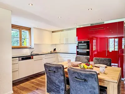 Küche/Küchenzeile in der Unterkunft Apartment Chalet Adlerhorst EG by Interhome