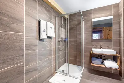 Ein Badezimmer in der Unterkunft Penthouse on the Piste