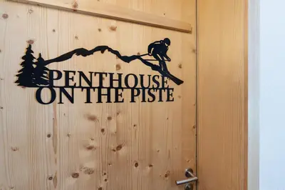 Ein Zertifikat, Auszeichnung, Logo oder anderes Dokument, das in der Unterkunft Penthouse on the Piste ausgestellt ist