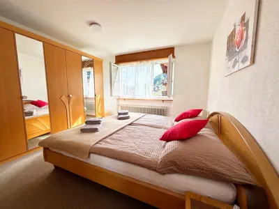 Ein Bett oder Betten in einem Zimmer der Unterkunft Bright apartment close to center