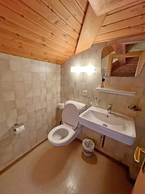 Ein Badezimmer in der Unterkunft Hotel Bellevue
