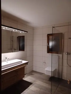 Ein Badezimmer in der Unterkunft Birdy's House, duplex jusqu'à 9 pers à Savièse