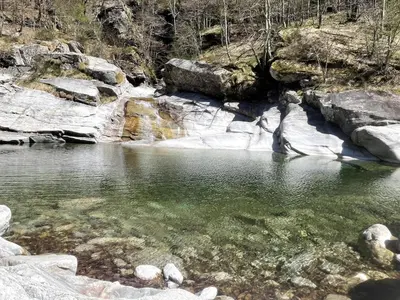Naturlandschaft in der Nähe des Ferienhauses