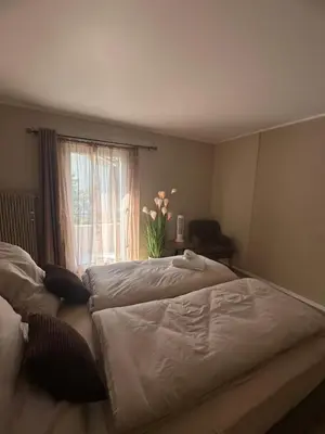 Ein Bett oder Betten in einem Zimmer der Unterkunft Modern and cozy studio