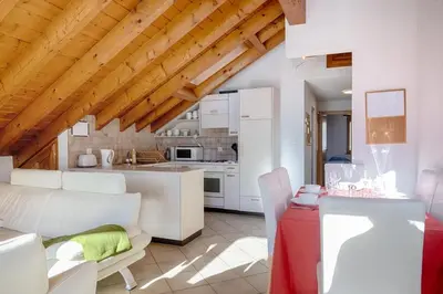 Küche/Küchenzeile in der Unterkunft St Martin Loft Apartment