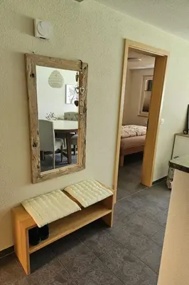 Ein Bett oder Betten in einem Zimmer der Unterkunft Apartment Bergecho EG Mitte by Interhome