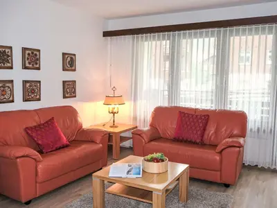 Ein Sitzbereich in der Unterkunft Apartment Pasadena-5 by Interhome