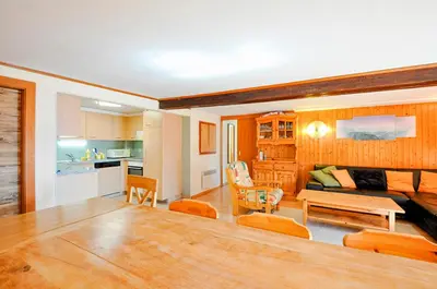 Küche/Küchenzeile in der Unterkunft Chalet Les Bardeaux