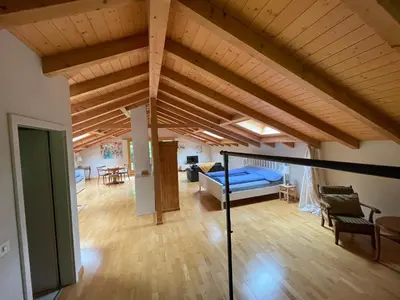 Ein Bett oder Betten in einem Zimmer der Unterkunft Kohlerenschlucht