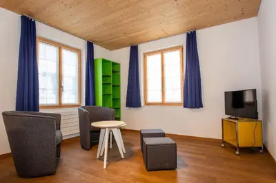 TV/Unterhaltungsangebot in der Unterkunft Studio Zentrum EG