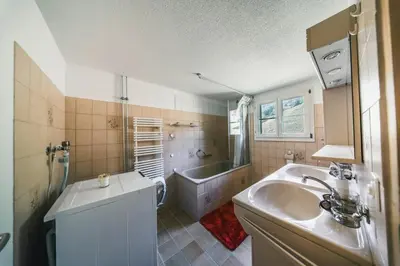 Ein Badezimmer in der Unterkunft ALPINEMAGIC Chalet Wartstein