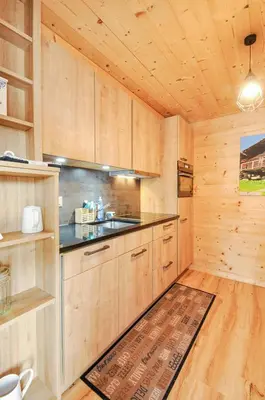Küche/Küchenzeile in der Unterkunft Appartement La Manna