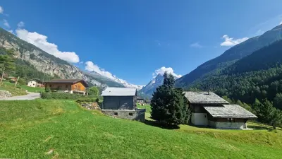 Naturlandschaft in der Nähe des Chalets
