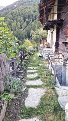 Naturlandschaft in der Nähe des Chalets