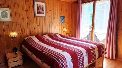 Ein Bett oder Betten in einem Zimmer der Unterkunft Beau Sejour 2 - Appartement 6 personnes - Evolene