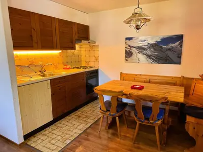 Küche/Küchenzeile in der Unterkunft Dent d Herens 65 A - Appartement 6 personnes