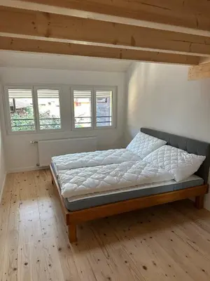 Ein Bett oder Betten in einem Zimmer der Unterkunft Harderview