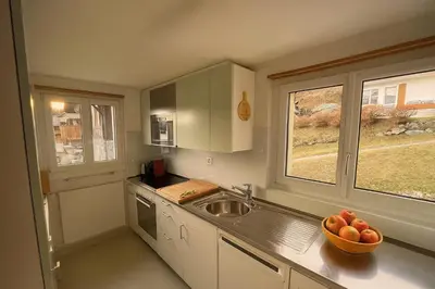 Küche/Küchenzeile in der Unterkunft Chalet Alpenheim 2 OG