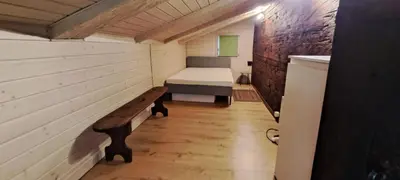Ein Bett oder Betten in einem Zimmer der Unterkunft Chalet Bernadette