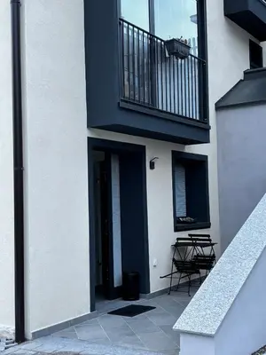 Ein Balkon oder eine Terrasse in der Unterkunft Mountain spot in a cozy nest