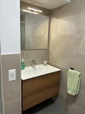 Ein Badezimmer in der Unterkunft Mountain spot in a cozy nest