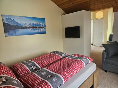 Ein Bett oder Betten in einem Zimmer der Unterkunft Lake Lodge
