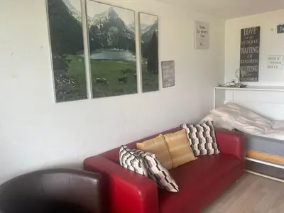 Ein Sitzbereich in der Unterkunft Dearm Vacation home easy to arrive