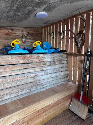Das Fitnesscenter und/oder die Fitnesseinrichtungen in der Unterkunft Chalet Occursus Anzère