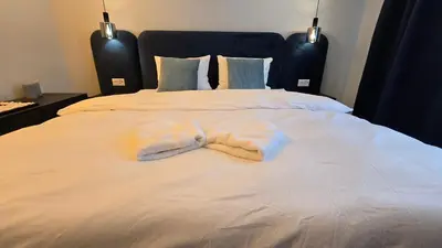 Ein Bett oder Betten in einem Zimmer der Unterkunft Zermo Eden
