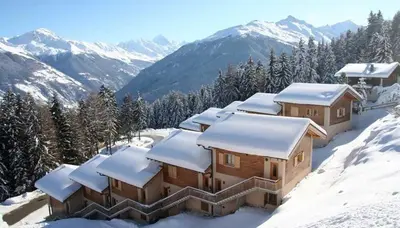 Naturlandschaft in der Nähe des Chalets