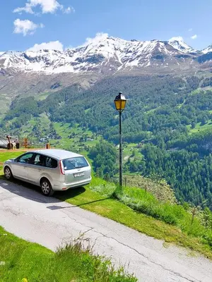 Naturlandschaft in der Nähe des Chalets