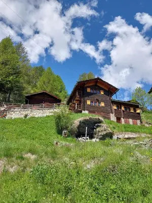 Naturlandschaft in der Nähe des Chalets