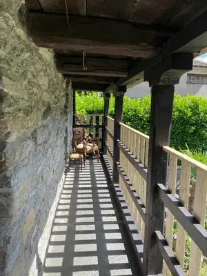 Ein Balkon oder eine Terrasse in der Unterkunft A La Capeleta