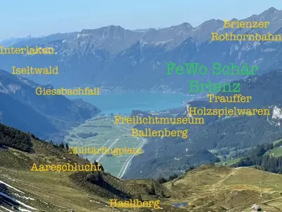 Naturlandschaft in der Nähe der Ferienwohnung