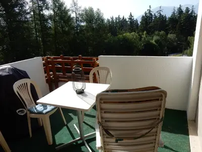Ein Balkon oder eine Terrasse in der Unterkunft Appartement La Prairie