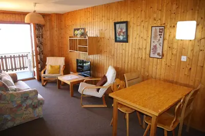 Ein Sitzbereich in der Unterkunft Iris I 031 - CONFORTABLE apartment 6 pers