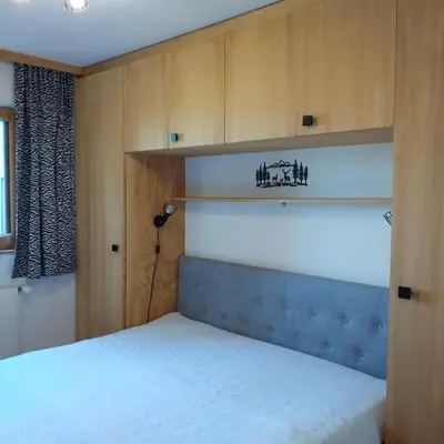 Ein Bett oder Betten in einem Zimmer der Unterkunft Gentianes G 001 - COSY apartment 6 pers
