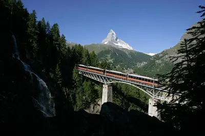 Naturlandschaft in der Nähe des Chalets