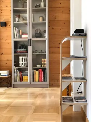 Die Bibliothek in der Ferienwohnung