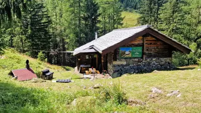 Naturlandschaft in der Nähe des Chalets
