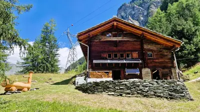 Naturlandschaft in der Nähe des Chalets