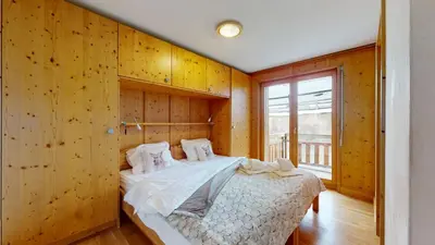 Ein Bett oder Betten in einem Zimmer der Unterkunft Plein Ciel VA 010 - MOUNTAIN apartment 8 pers