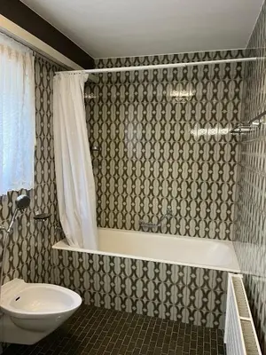 Ein Badezimmer in der Unterkunft Ausgangspunkt zu Zermatt