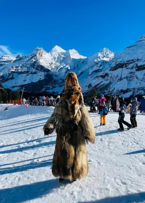 Gäste, die in der Unterkunft Vintage chalet in Kandersteg übernachten